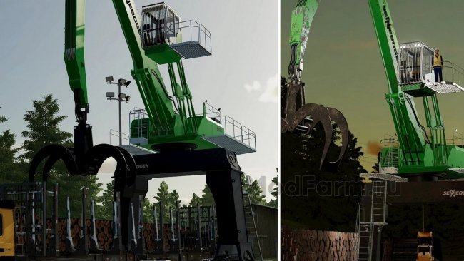 Sennebogen 850e Gantry Log Unloader главная картинка