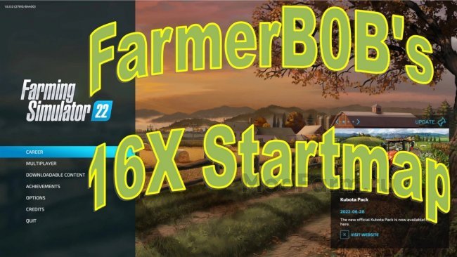 FarmerB0Bs 16X Playable Empty Start Map главная картинка