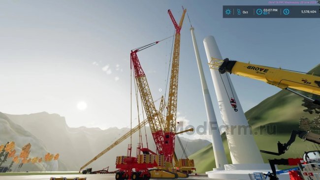 Trail King Double Schnable Trailer and Wind Tower Sections главная картинка