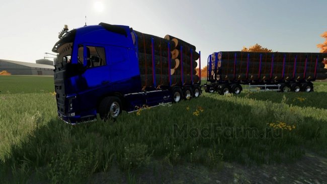 Volvo FH16 wood with autoload главная картинка
