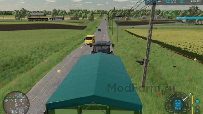 Сеть маршрутов Autodrive для карты Mezofalva Farm главная картинка