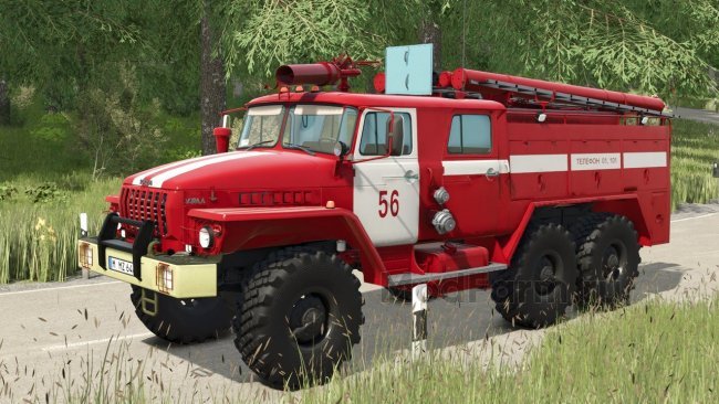 Урал-43202 АЦ-40 Пожарная Машина главная картинка