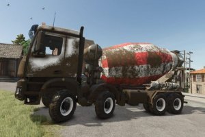 Mercedes Arocs 3245 Бетономешалка 4