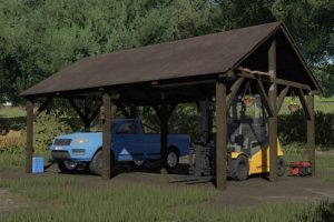 Old Farm Building Set 4
