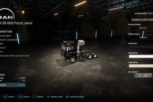 MAN TGX Forest Semi 5