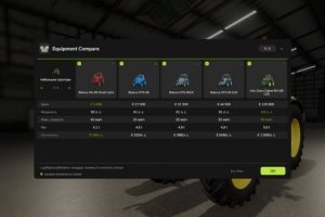 Сравнение техники - Equipment Compare 3