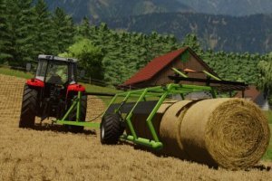 5 Round Bales Trailer 3
