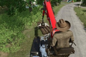 Volvo FH 16 Forestry Z-Crane Semi Pack 5