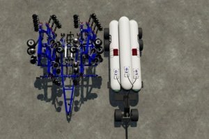 Plow and fertilizer tank 3