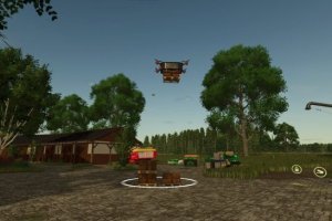 Доставка паллет дроном 3