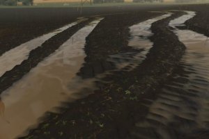 Вода в глубоких колеях 3