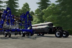 Plow and fertilizer tank 2