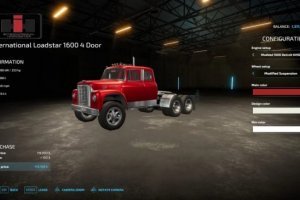 International Loadstar 4 Door Semi Truck 3