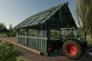 An Old Barnshed In The Style Of The Middle Ages 3