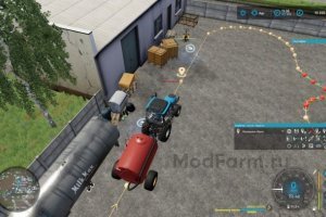 Сеть маршрутов Autodrive для карты Mezofalva Farm 8