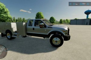 Ford F350 bucket truck 5