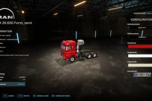 MAN TGX Forest Semi 2