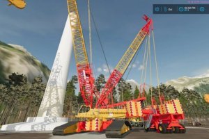Trail King Double Schnable Trailer and Wind Tower Sections 5