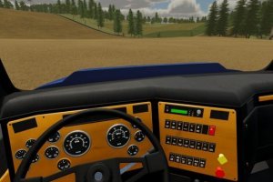 Freighliner 108SD with manure spreader 3