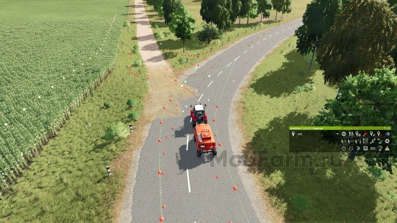 Сеть маршрутов Autodrive для карты Сурский край