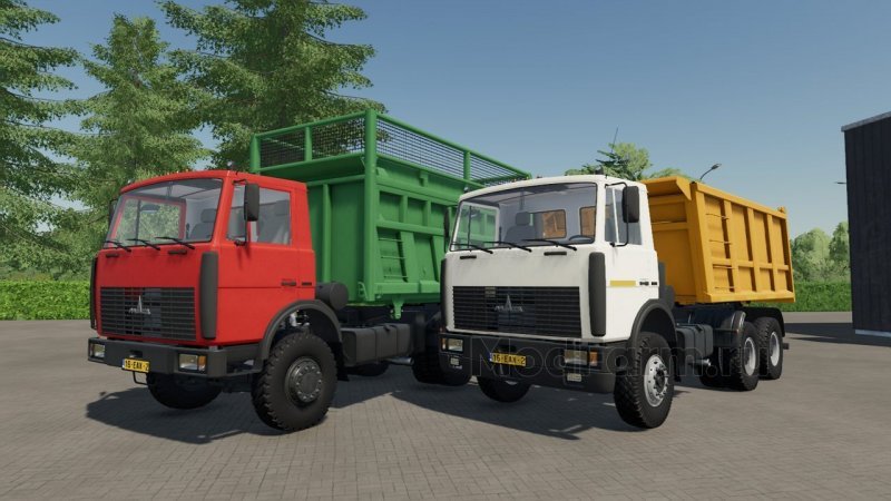 МАЗ 5516 / 551605 и Прицеп