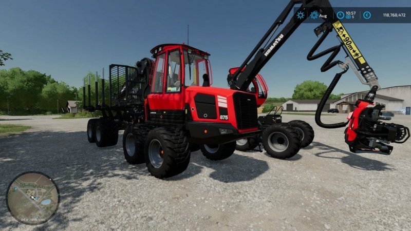 Komatsu 875 and XC931 главная картинка