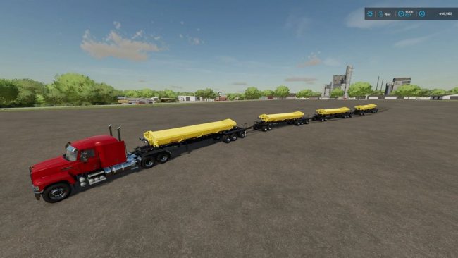 Demco Side Dump Road Train Edition