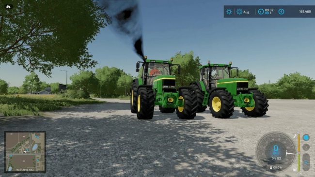 JD 7810 Gearshift And Smoke главная картинка