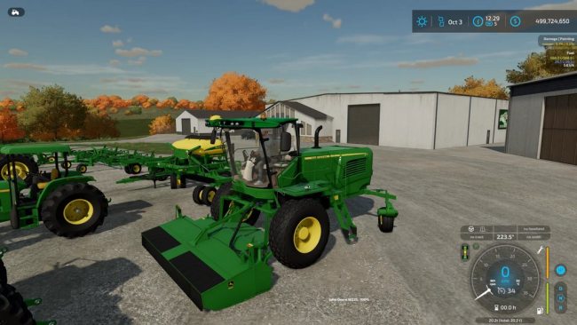 John Deere W235 Mower главная картинка