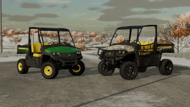 John Deere XUV865E And Cargo Cart