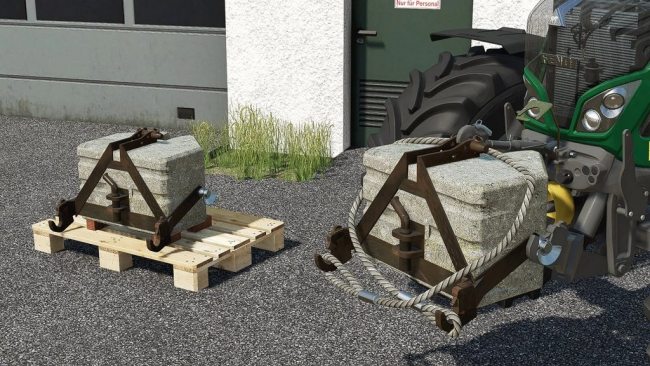 Selfmade Concrete Rope Weight