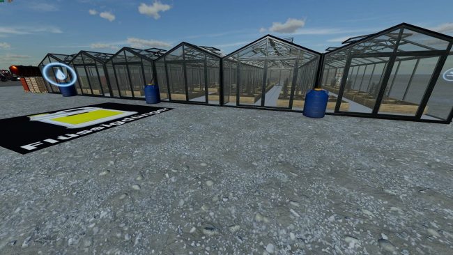 6 large greenhouses in one