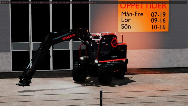 Rösab Volvo EW160 excavator