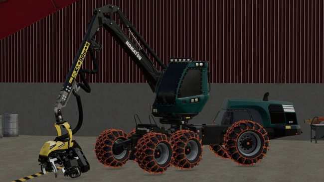 Komatsu 931 Harvester Pack