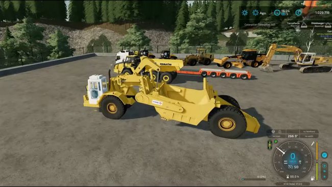 CAT 633 Elevating Scraper With Terrafarm