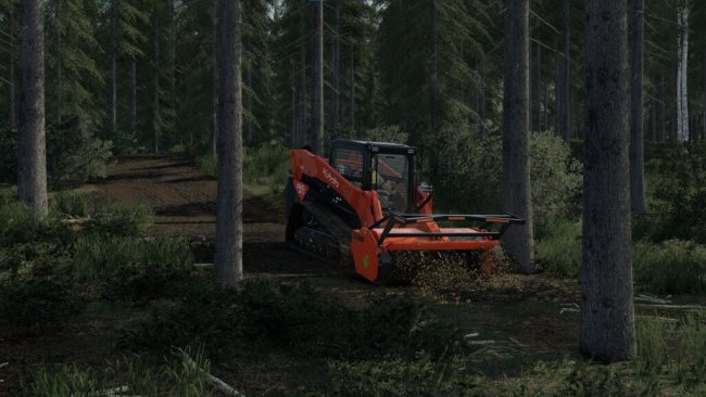 Skid-Steer Forestry Mulcher