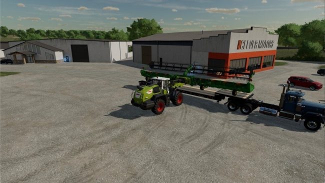Lizard Wheel Loader Header Mover