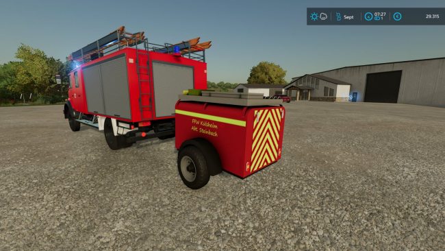 Fire pump trailer (TSA)