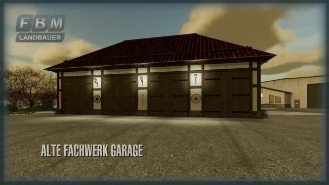 Old Half Timbered Garage