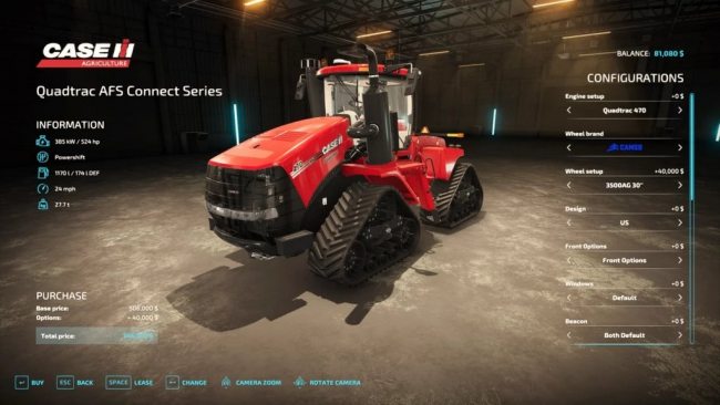 Larson Farms Case IH Quadtrac