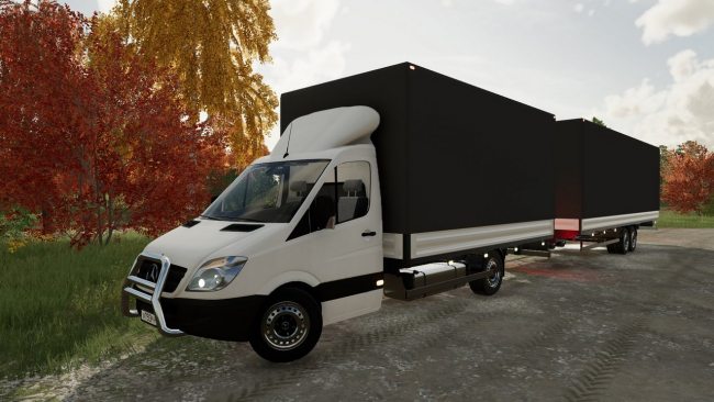 Mercedes-Benz Sprinter Pickup + Trailer