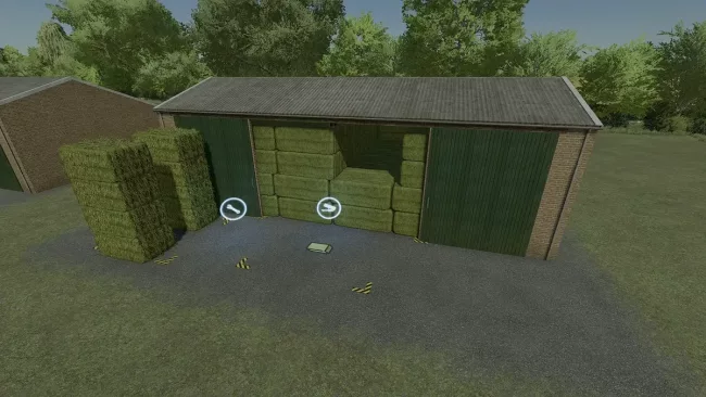 Old Farm Package Bale Storages Extension