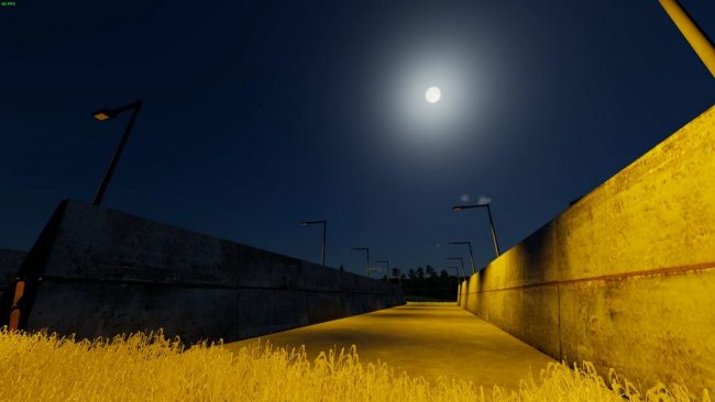 Old Fahrsilo with lighting