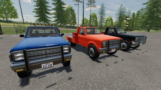 Flatbed Service Truck