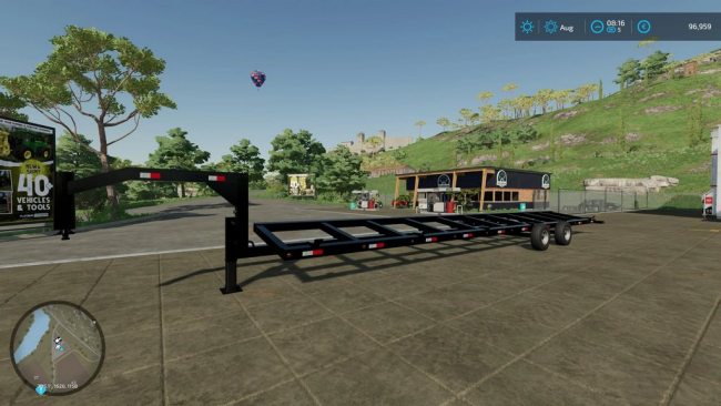 Maurer Gooseneck Header Trailer
