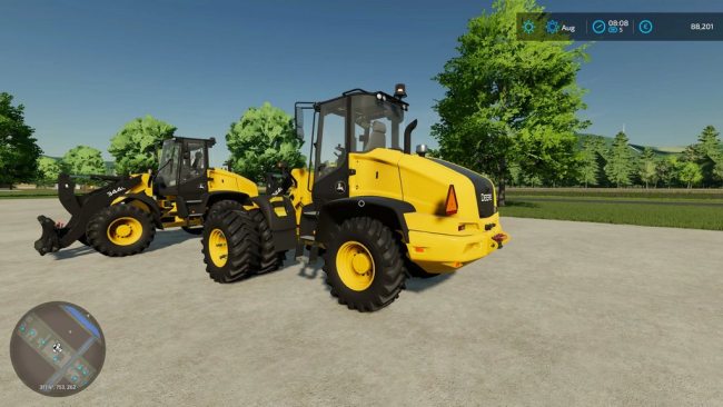 John Deere 344l With Strobes