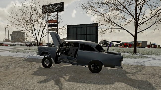 55 Chevy Old Race Car