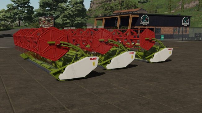 Claas C450-C600 Headers Pack