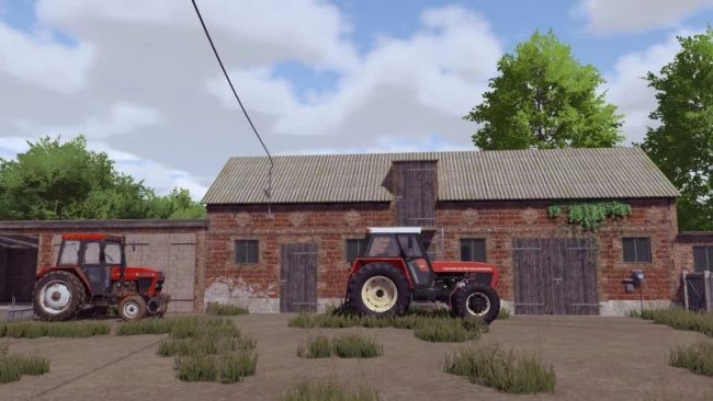 Polish Building With Cows
