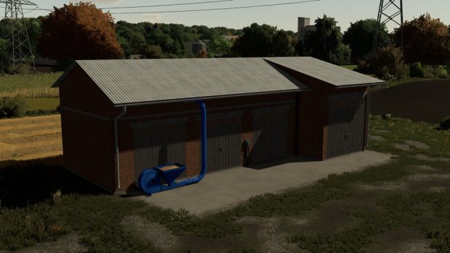 Garage With Silo